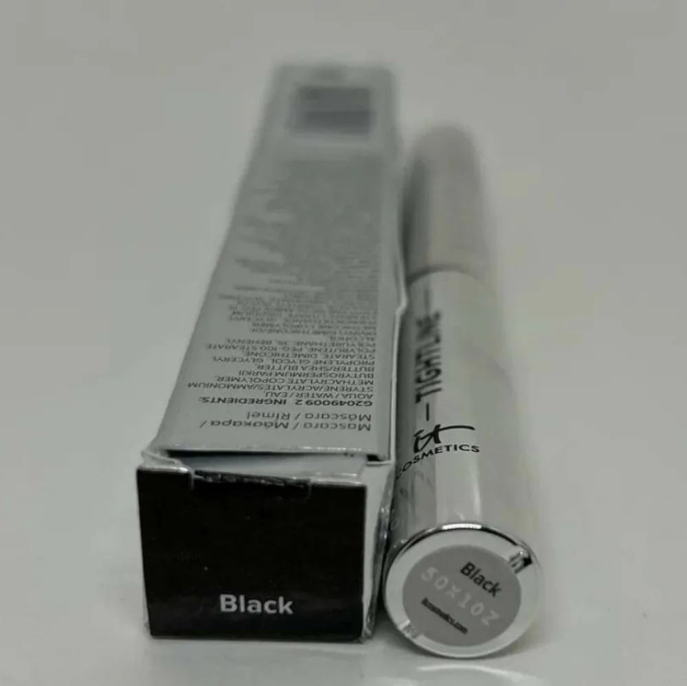 ❇️🧚‍♀️BLACK It Cosmetics 3-in-1 Tightline Black Primer Eyeliner Mascara NWT
